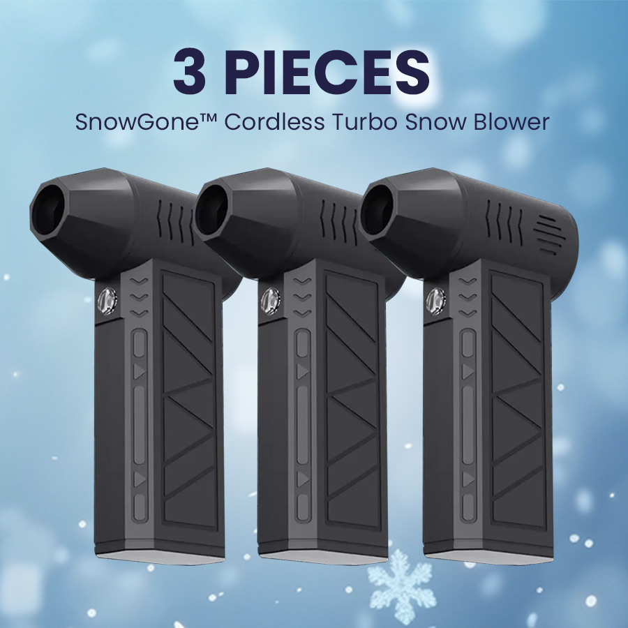 SnowGone™ Cordless Turbo Snow Blower--Fast & Scratch-Free,with LED