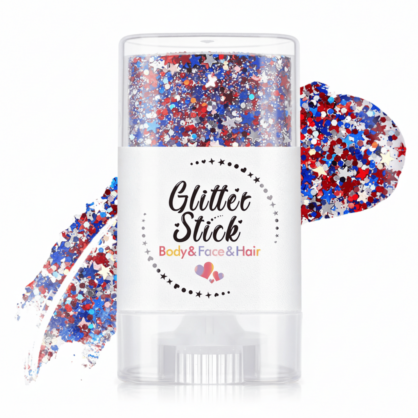 š¦
4th of July Glitter StickāØšRed, White & Blue Body & Hair Sparkle