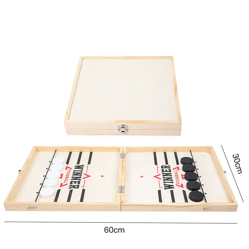 Foldable Tabletop Football Flick Chessboard