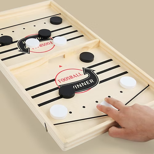 Foldable Tabletop Football Flick Chessboard