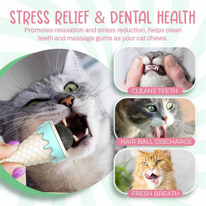 Seurico™ Ice cream spinning mint ball cat toy