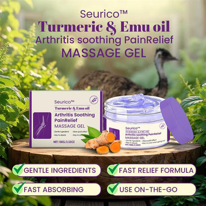 Seurico™ Turmeric & Emu oil Arthritis soothing PainRelief Massage Gel