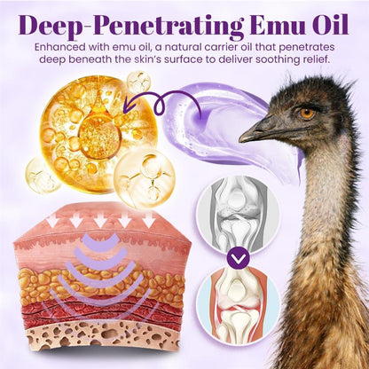 Seurico™ Turmeric & Emu oil Arthritis soothing PainRelief Massage Gel