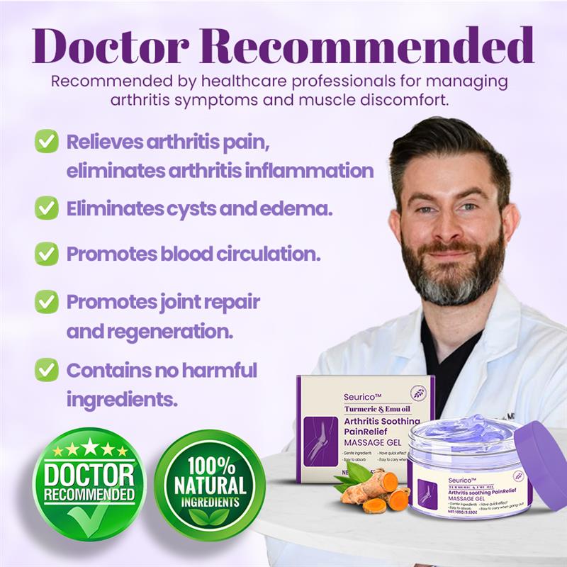 Seurico™ Turmeric & Emu oil Arthritis soothing PainRelief Massage Gel