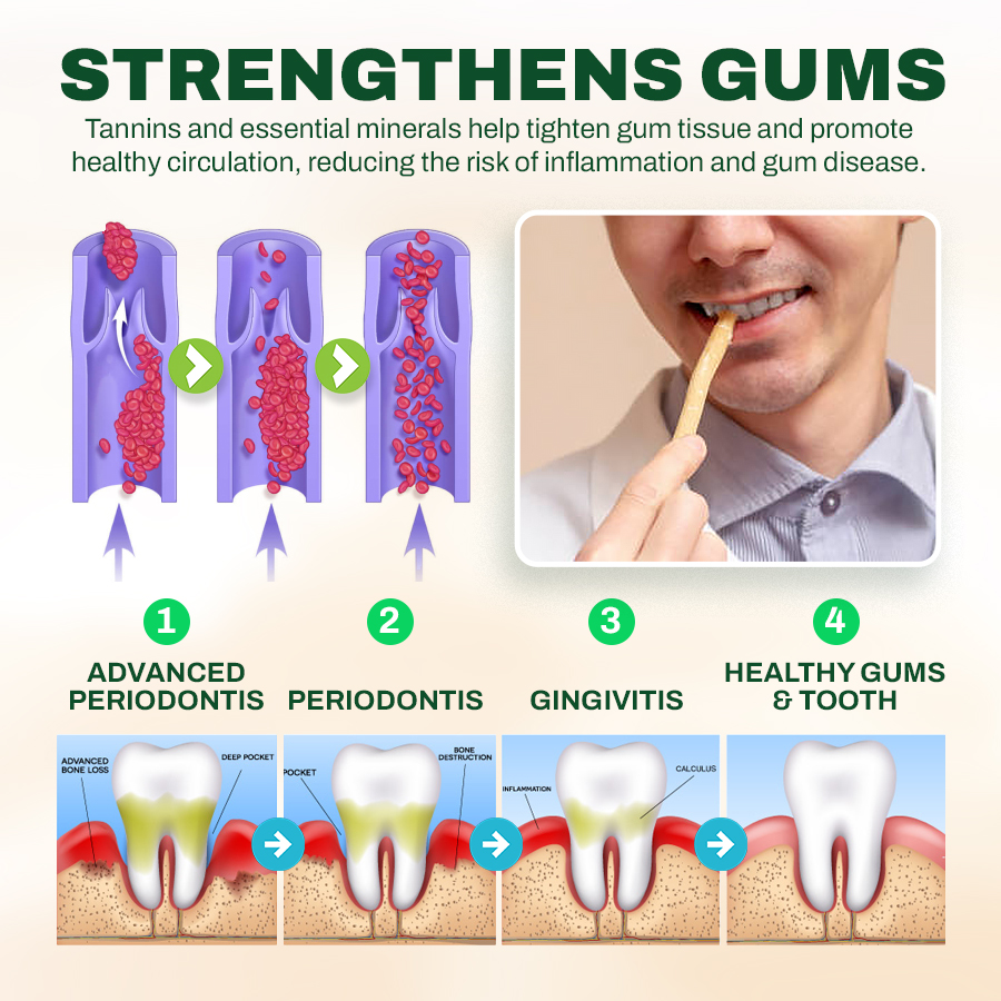 🔥2025 Best-Selling Fresh Whitening Natural Chew Stick🔥