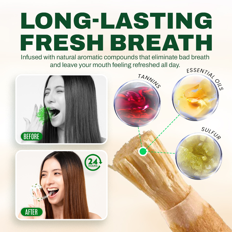 🔥2025 Best-Selling Fresh Whitening Natural Chew Stick🔥