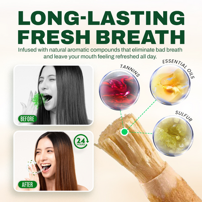 🔥2025 Best-Selling Fresh Whitening Natural Chew Stick🔥