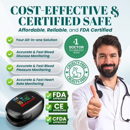 🔥Over 20000 units sold in the past 30 days _ Non invasive precision multifunctional blood glucose meter