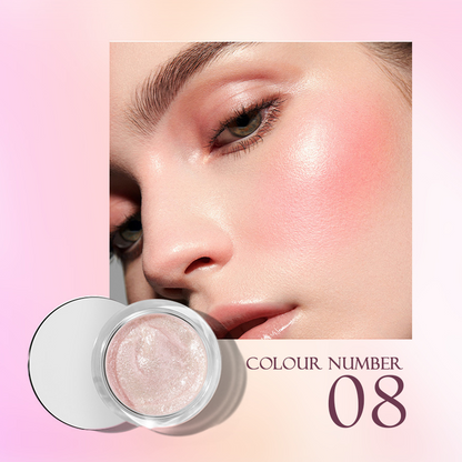 NEGUSY™ 10-color liquid blush eyeshadow brightens lips and cheeks to contour nat