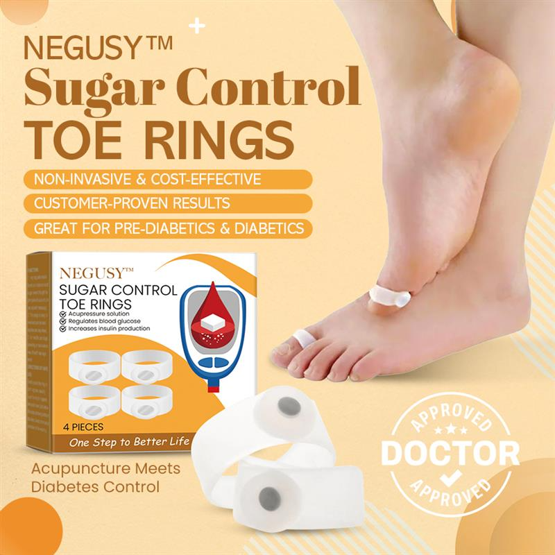 NEGUSY™ Sugar Control Toe Rings