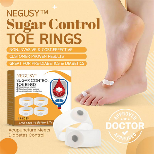 NEGUSY™ Sugar Control Toe Rings