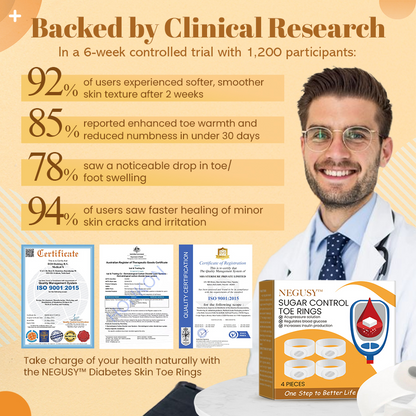 NEGUSY™ Sugar Control Toe Rings