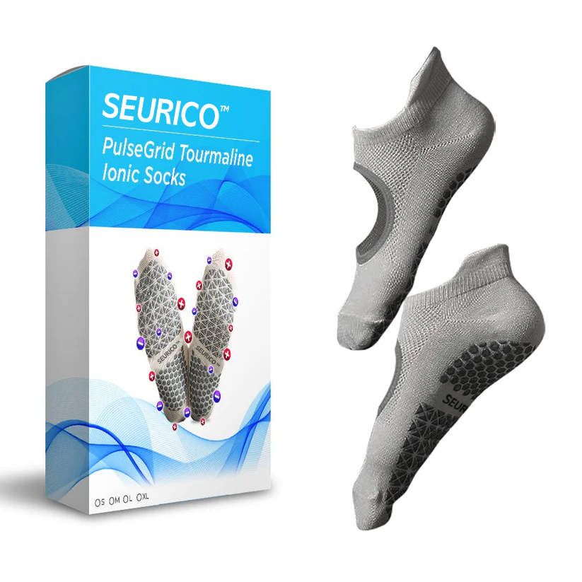 Seurico™ PulseGrid Tourmaline Ionic Socks