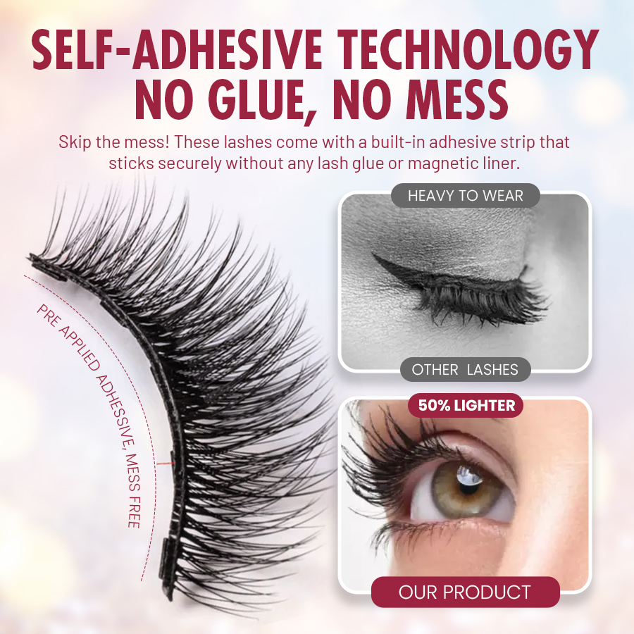 Reusable Adhesive Eyelashes