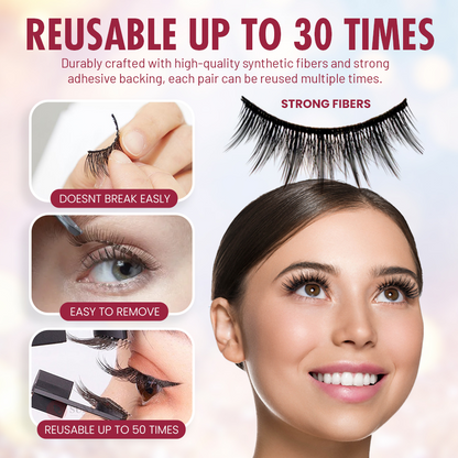 Reusable Adhesive Eyelashes