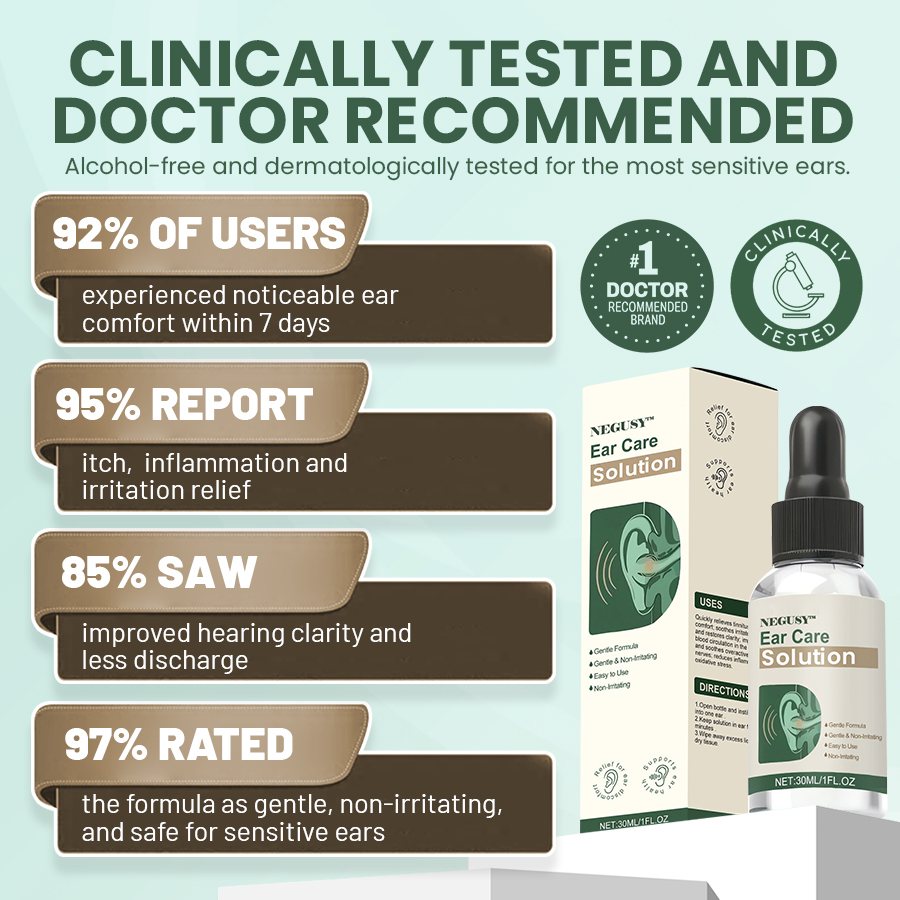 🔥Hot Sale-Limited Time Offer🔥NEGUSY™ Ear Care Solution