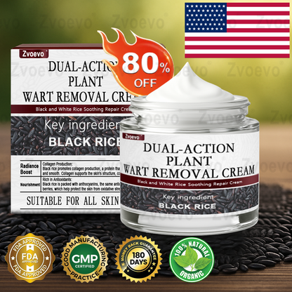 Black Rice Skin Repair Essence Cream 👨‍⚕️ FDA Certified (Removes warts and skin growths, improves keratin buildup and seborrheic dermatitis, follicular keratosis, age spots, and bruising)