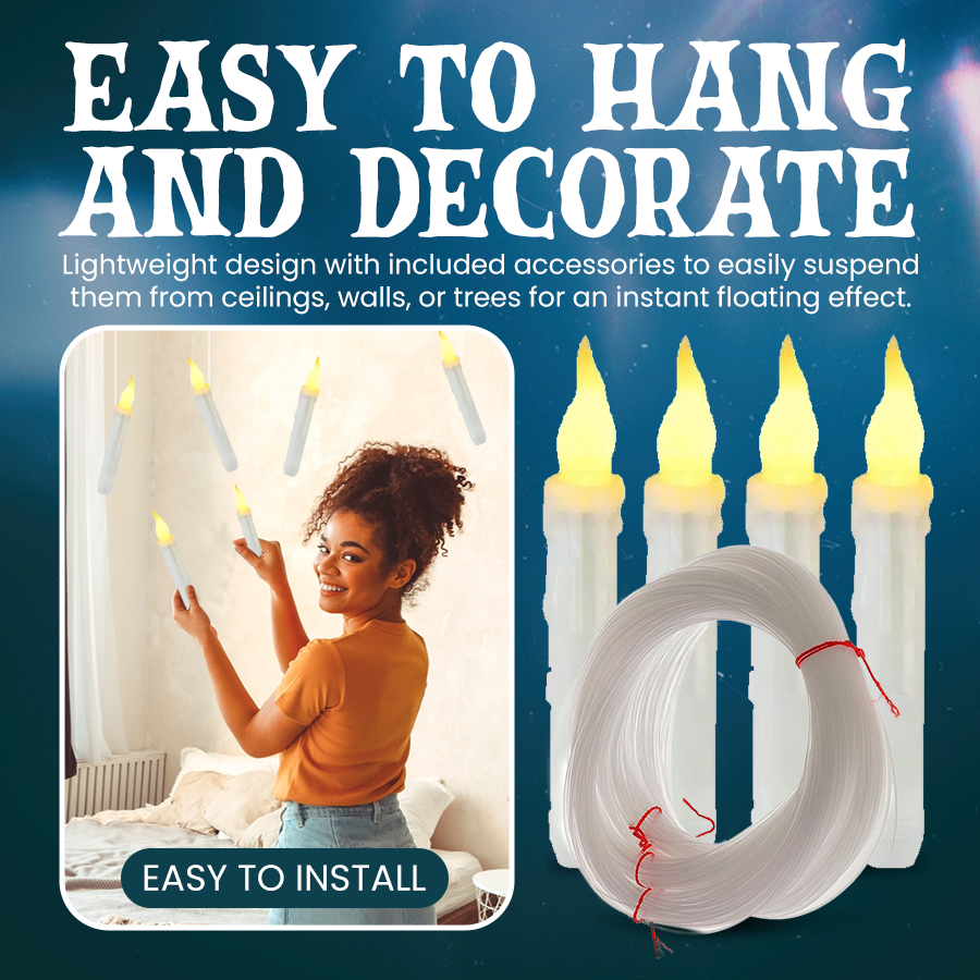 Halloween Floating Flameless Candle