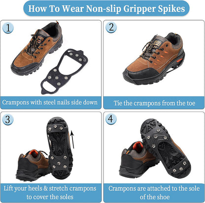 ❄️ Non-Slip Gripper Spikes