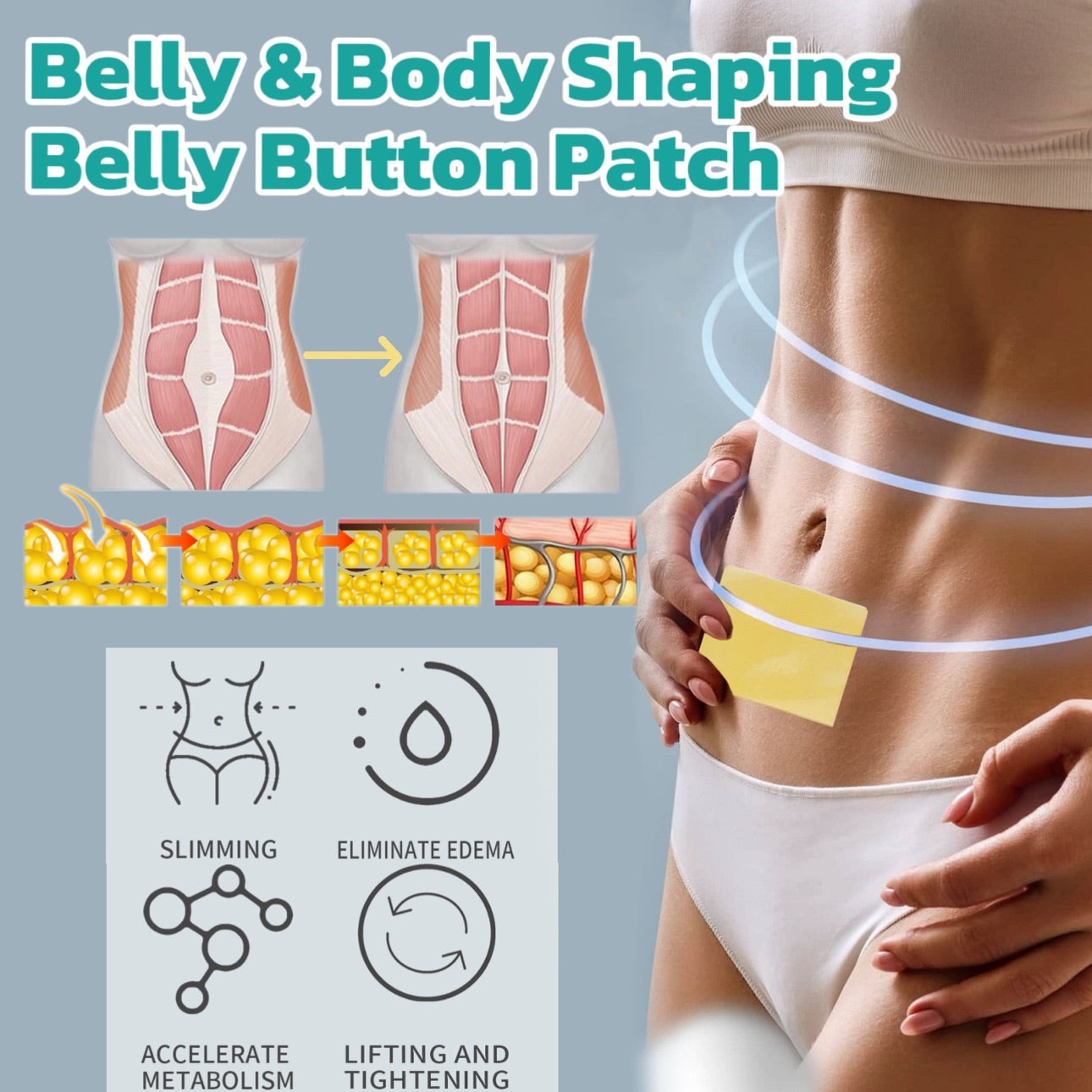 Belly & Body Shaping Belly Button Patch