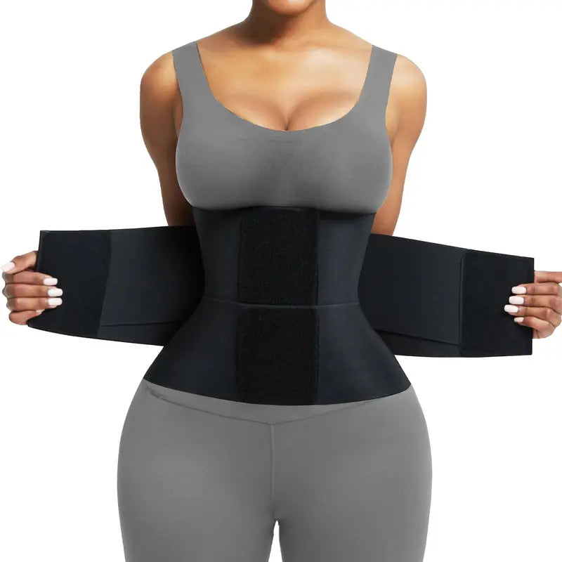 JEREMYTIS™ Triple Wrap Waist Trainer: Breathable Nylon Tummy Control Belt