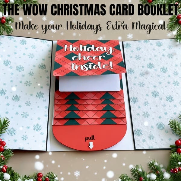 🏆Limited Time Offer⚡ 50K+ SOLD! Almost Gone - 🎁Handcrafted Holiday Gift Card Organizer!