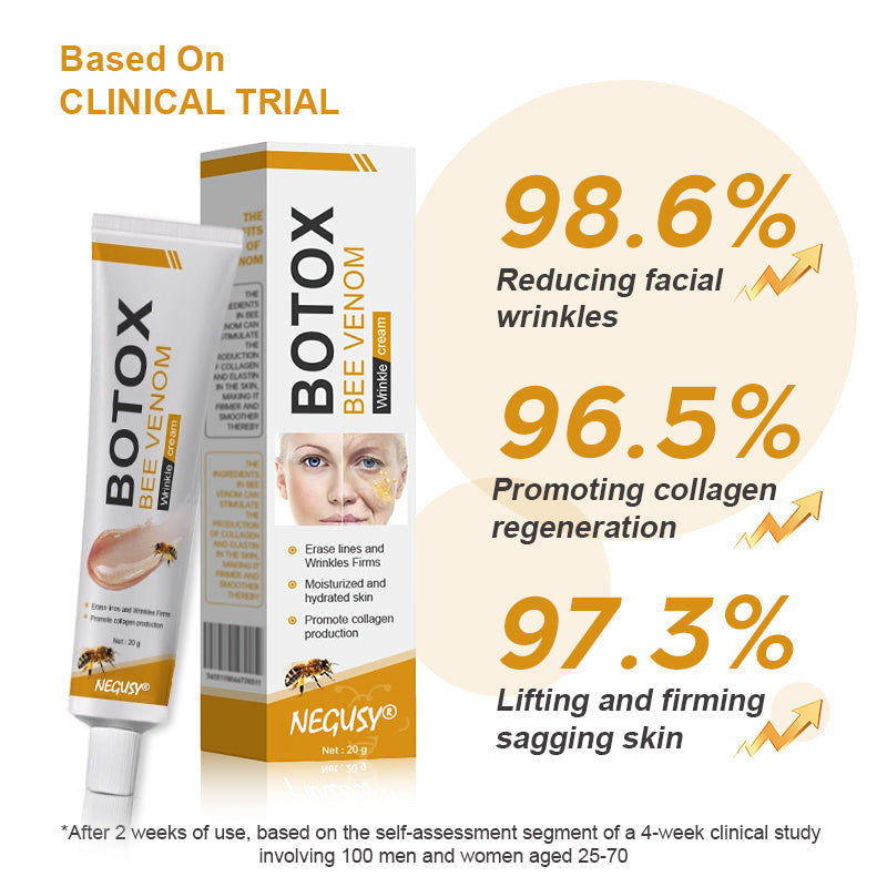 (Made and Shipped from USA) 🧑‍⚕️NEGUSY® Botox Bee Venom Wrinkle Removal Cream