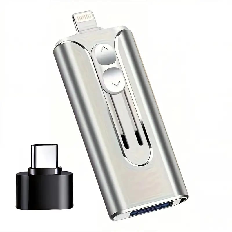 32~256GB Micro USB + 8 Pin + USB 3.0 4 in 1 Mobile Phone Computer U-Disk
