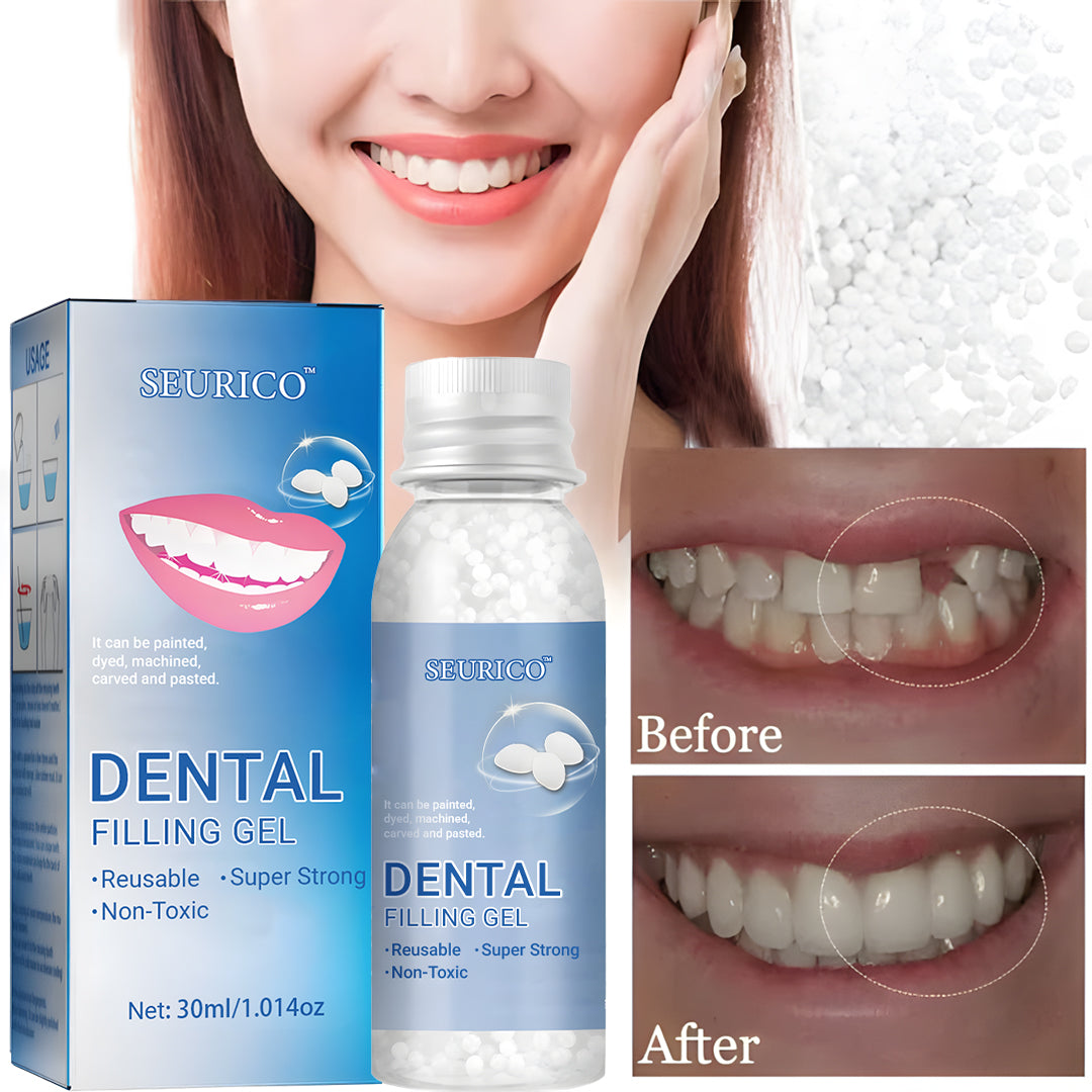 🦷 Seurico™ Dental Filling Gel– Fix Cavities Fast Without Pain or Drills 💖