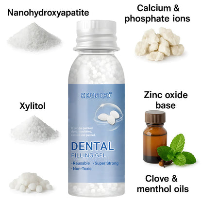 🦷 Seurico™ Dental Filling Gel– Fix Cavities Fast Without Pain or Drills 💖