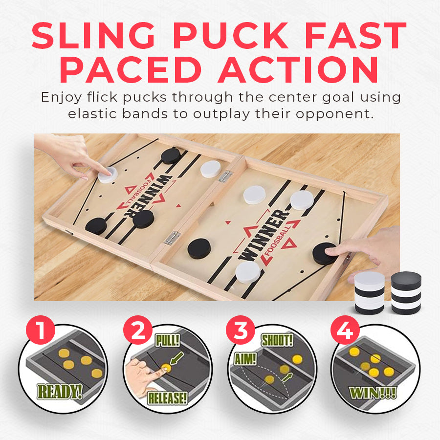 Foldable Tabletop Football Flick Chessboard