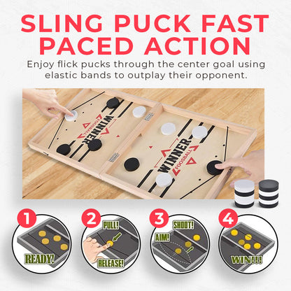 Foldable Tabletop Football Flick Chessboard