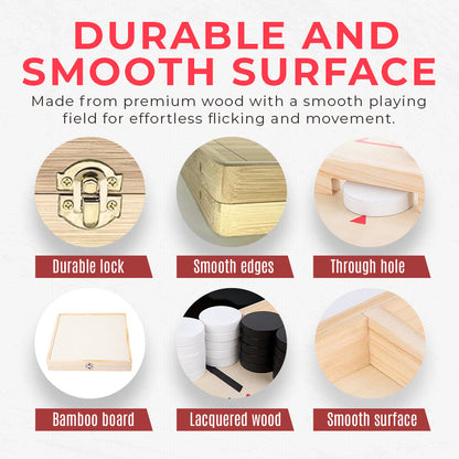 Foldable Tabletop Football Flick Chessboard