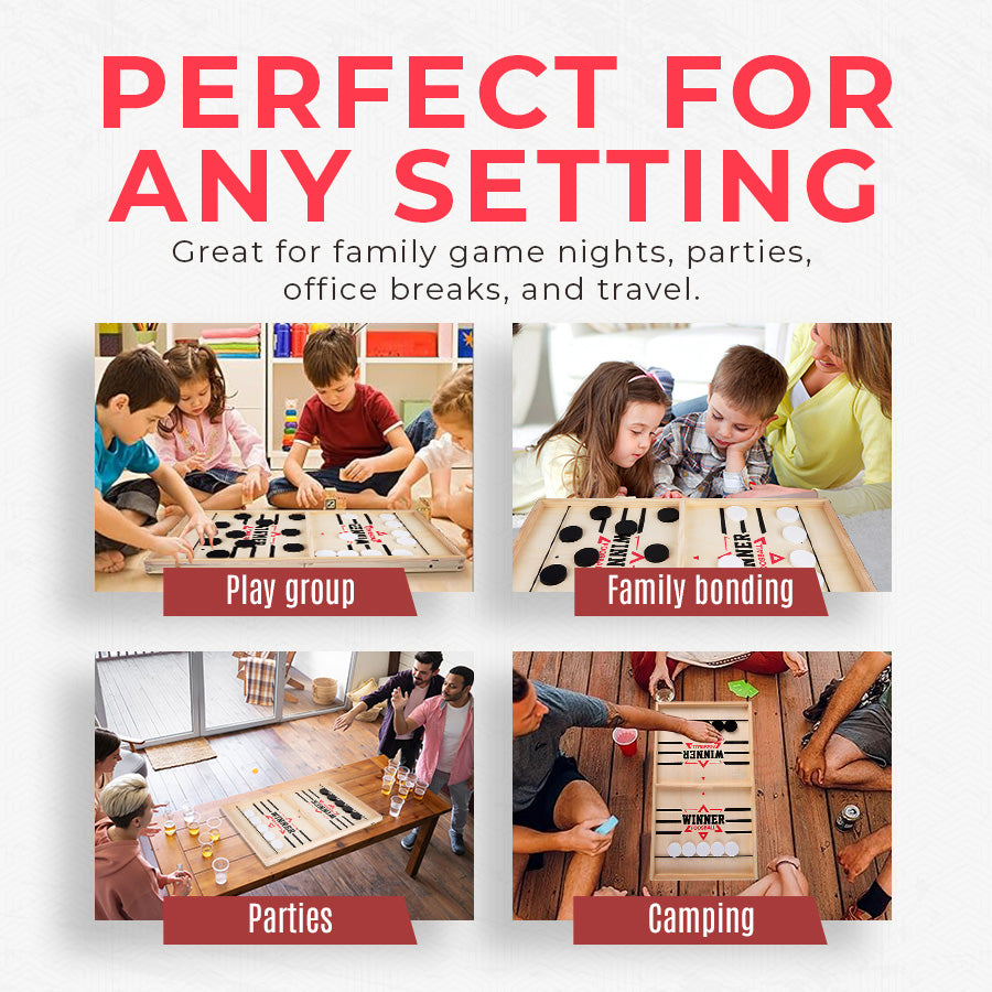 Foldable Tabletop Football Flick Chessboard