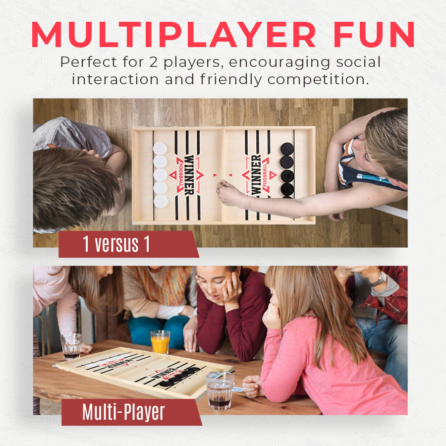 Foldable Tabletop Football Flick Chessboard