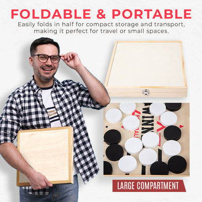 Foldable Tabletop Football Flick Chessboard