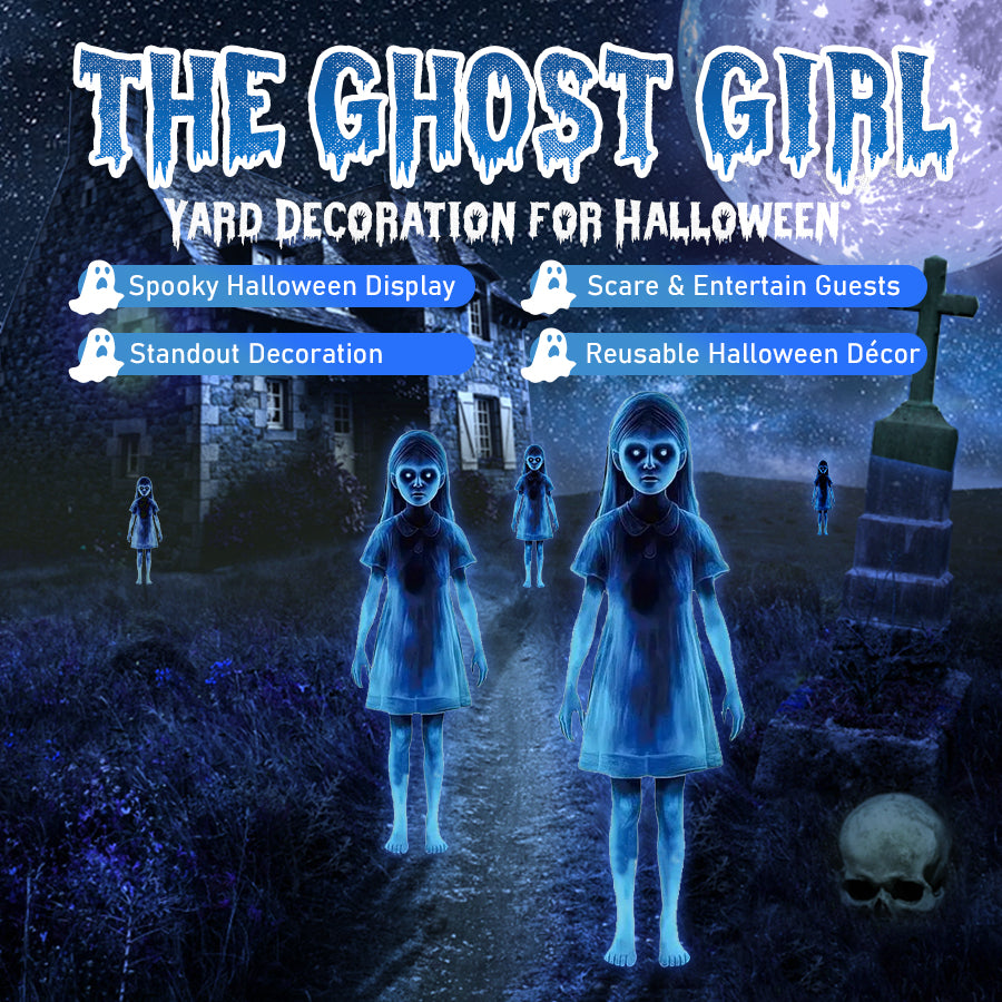 🔥 Last Day 50% OFF 🔥 👻Girl Ghost Courtyard Decoration for Halloween👻