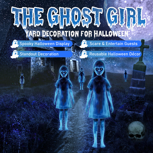 🔥 Last Day 50% OFF 🔥 👻Girl Ghost Courtyard Decoration for Halloween👻
