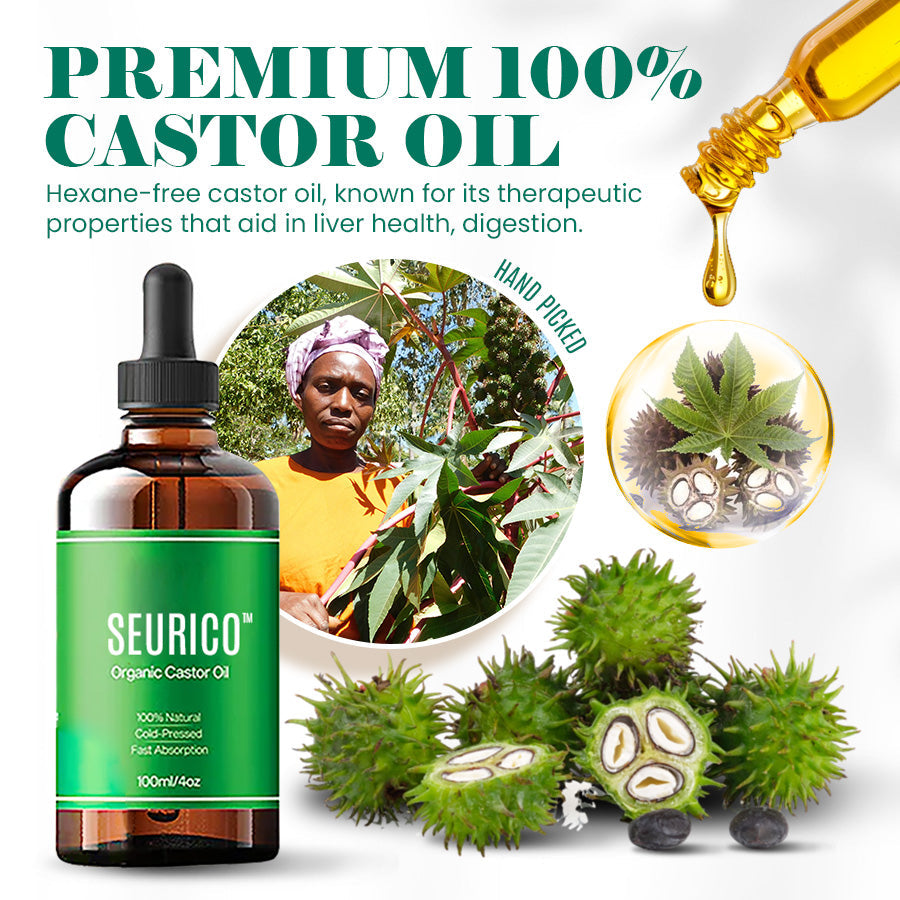 Seurico™ Liver Wellness Pack (Wrap + Castor Oil)
