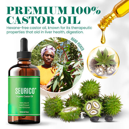 Seurico™ Liver Wellness Pack (Wrap + Castor Oil)