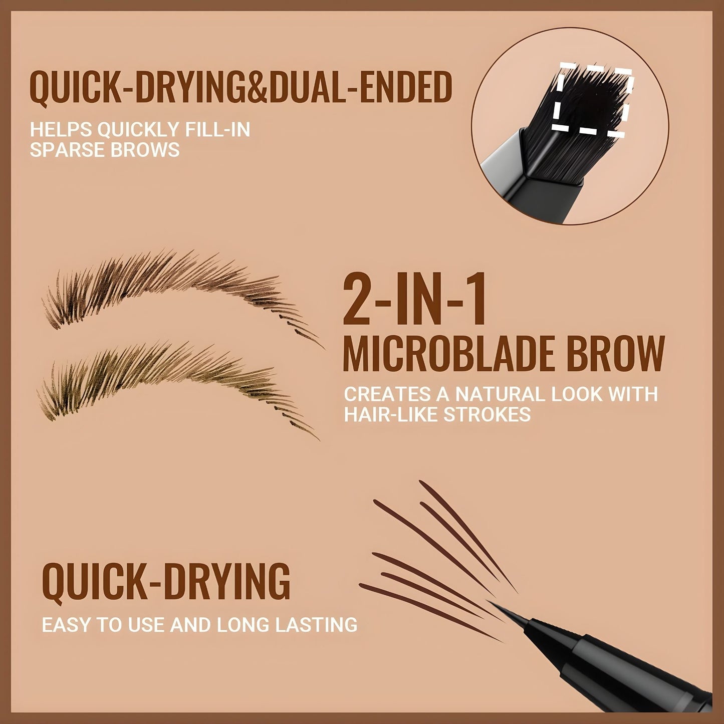 Zakdavi™ Microblading Hair-Stroke Brow Pen