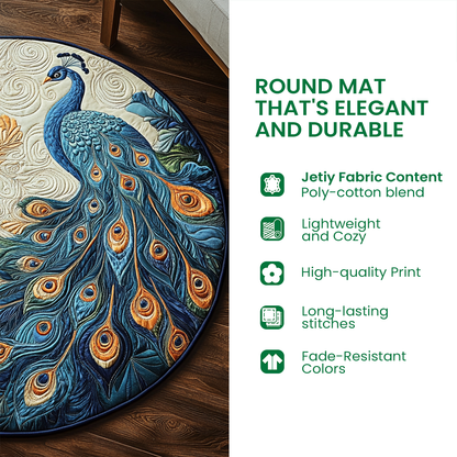 Magic Gnome Quilted Round Mat