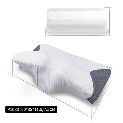 Memory Foam Neck Support Pillow for a Good Night's Sleep