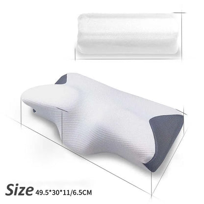 Memory Foam Neck Support Pillow for a Good Night's Sleep