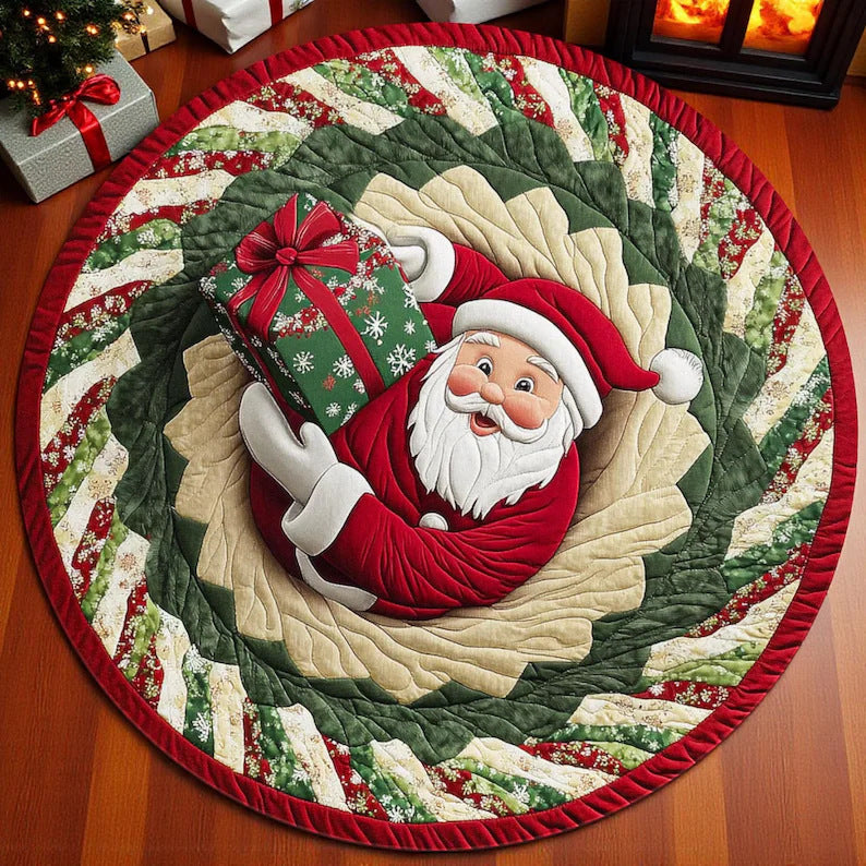 Magic Gnome Quilted Round Mat