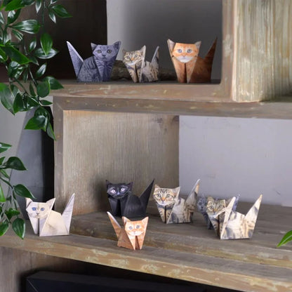 ✨Easy DIY Paper Cats Kit | Guided Lines & Instructions Included
