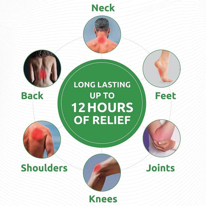 NEGUSY™ Wormwood pain relief strips for knee, lumbar, cervical, and foot