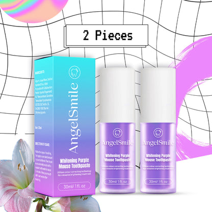 AngelSmile™ Color-Correcting Purple Mousse Toothpaste