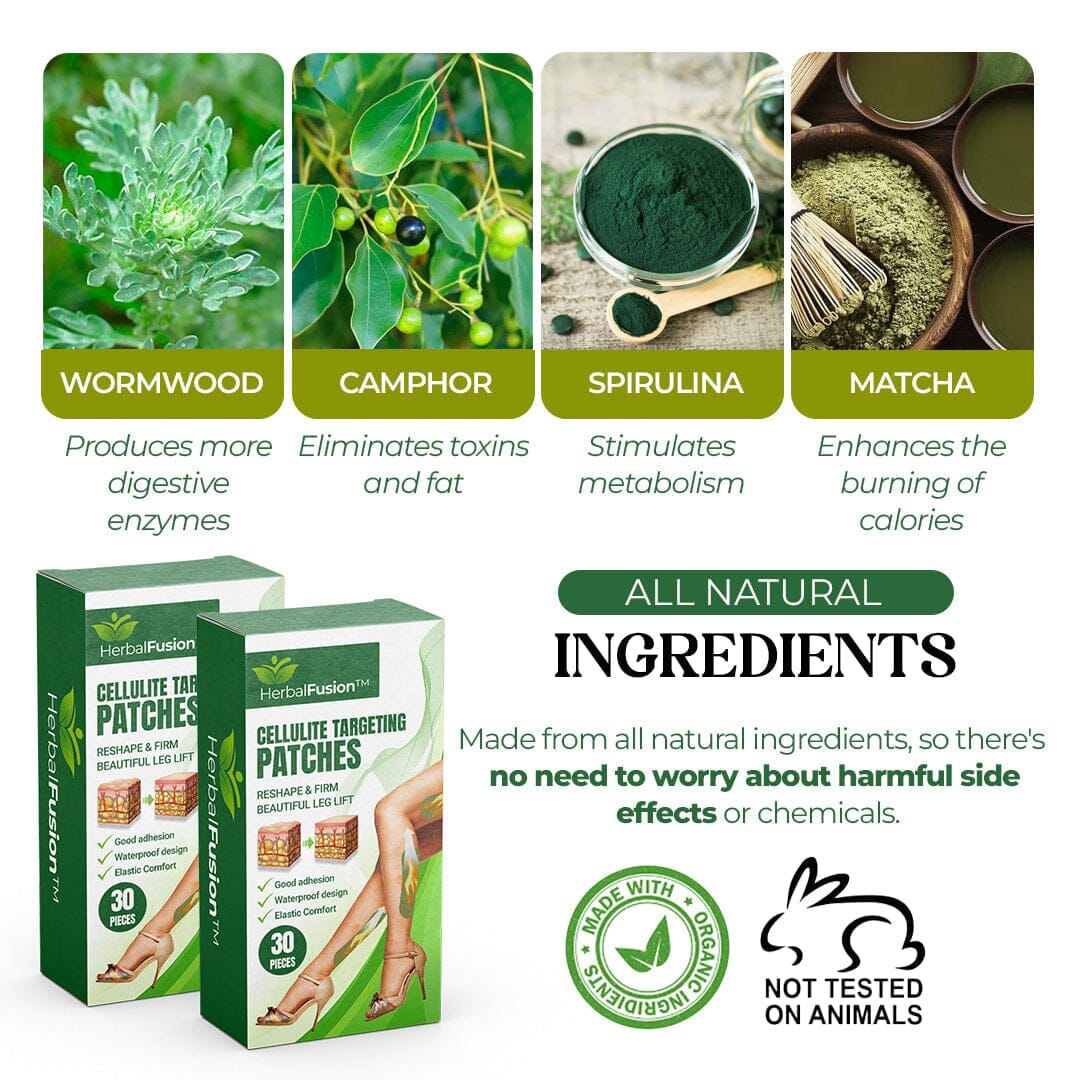 HerbalFusion™ Cellulite Targeting Patches🌿
