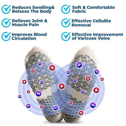 Seurico™ PulseGrid Tourmaline Ionic Socks